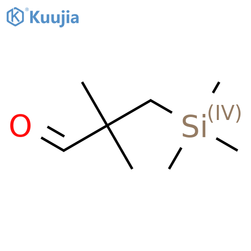 2,2-Dimethyl-3-(trimethylsilyl)propanal structure