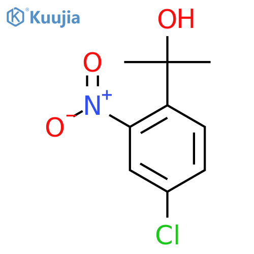 2-(4-Chloro-2-nitrophenyl)propan-2-ol structure
