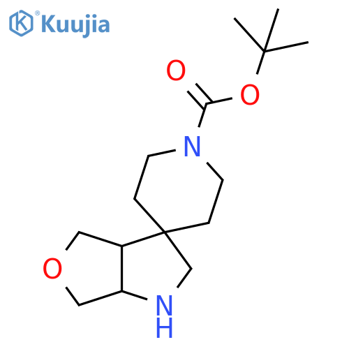Spiro[3H-furo[3,4-b]pyrrole-3,4'-piperidine]-1'-carboxylic acid, hexahydro-, 1,1-dimethylethyl ester structure