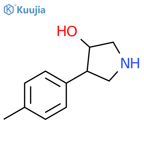 4-(4-methylphenyl)pyrrolidin-3-ol structure