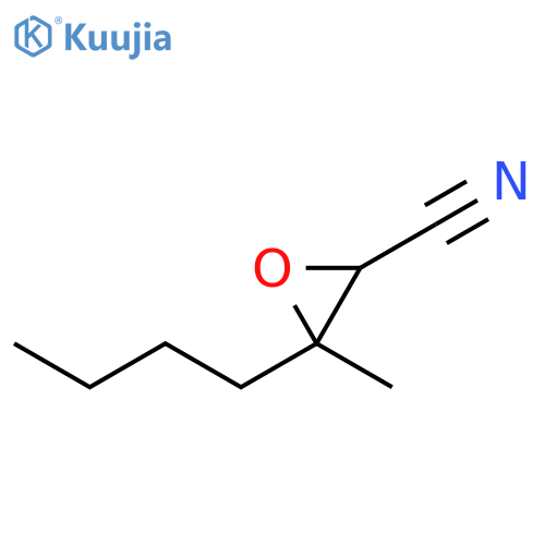 2-Oxiranecarbonitrile, 3-butyl-3-methyl- structure