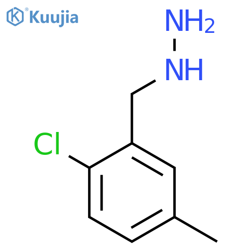 (2-chloro-5-methylphenyl)methylhydrazine structure