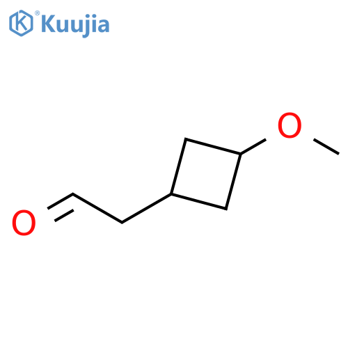 2-(3-methoxycyclobutyl)acetaldehyde structure