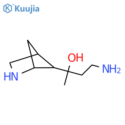 4-Amino-2-{2-azabicyclo[2.1.1]hexan-5-yl}butan-2-ol structure