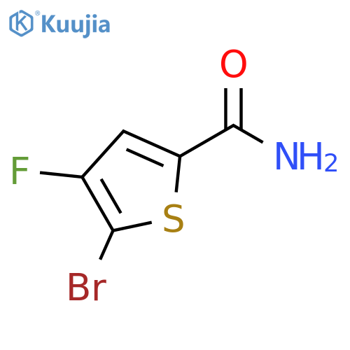 2-Thiophenecarboxamide, 5-bromo-4-fluoro- structure