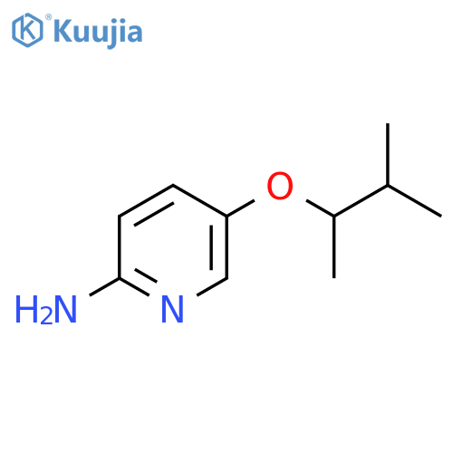 5-(3-methylbutan-2-yl)oxypyridin-2-amine structure