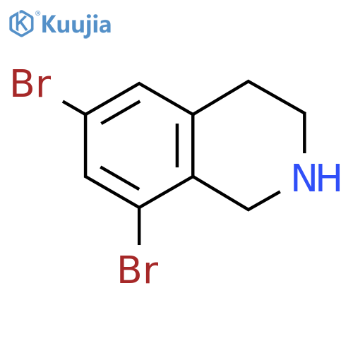 6,8-Dibromo-1,2,3,4-tetrahydroisoquinoline structure
