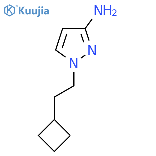 1-(2-cyclobutylethyl)-1H-pyrazol-3-amine structure