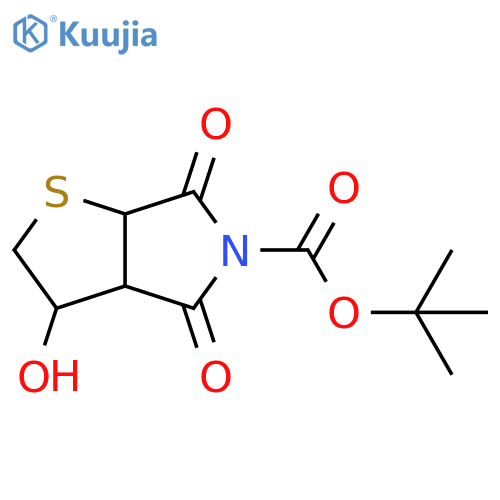 tert-butyl 3-hydroxy-4,6-dioxo-hexahydro-2H-thieno2,3-cpyrrole-5-carboxylate structure