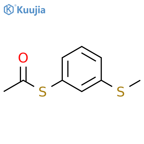 Ethanethioic acid, S-[3-(methylthio)phenyl] ester structure