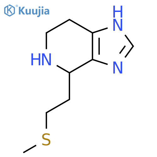 4-2-(methylsulfanyl)ethyl-3H,4H,5H,6H,7H-imidazo4,5-cpyridine structure
