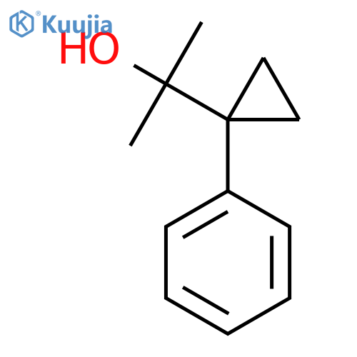2-(1-phenylcyclopropyl)propan-2-ol structure