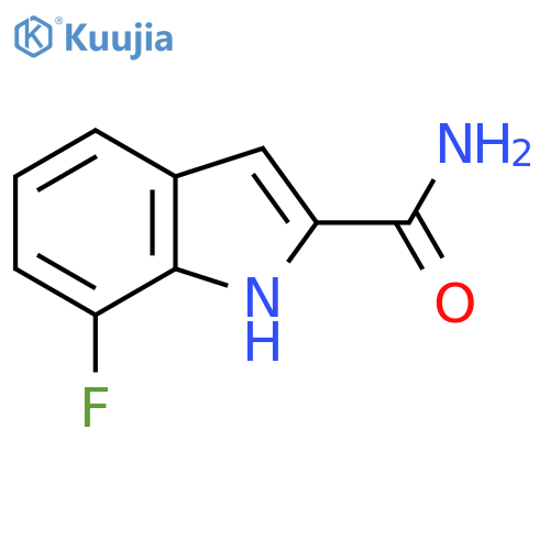 7-Fluoro-1H-indole-2-carboxamide structure