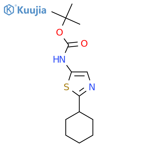 Tert-Butyl (2-cyclohexylthiazol-5-yl)carbamate structure