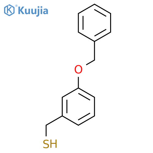 3-(benzyloxy)phenylmethanethiol structure