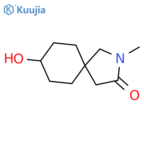8-Hydroxy-2-methyl-2-azaspiro[4.5]decan-3-one structure
