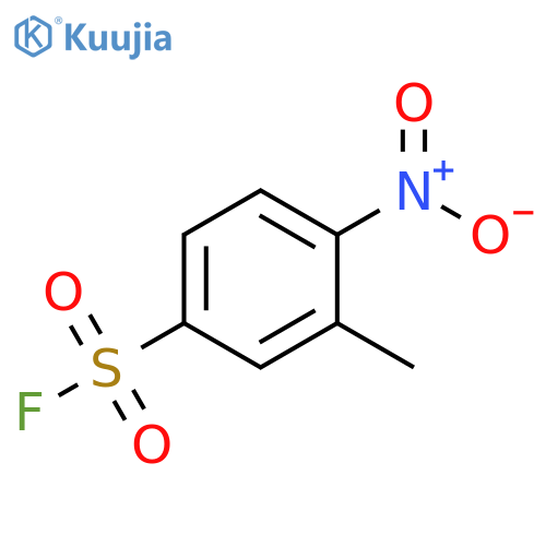 3-Methyl-4-nitrobenzene-1-sulfonyl fluoride structure