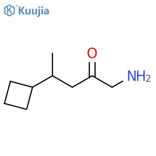 2-Pentanone, 1-amino-4-cyclobutyl- structure