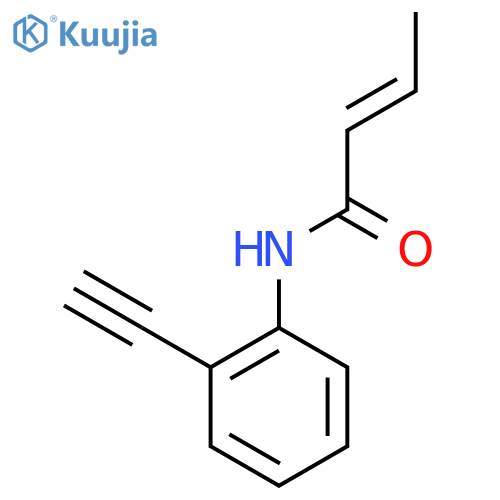 N-(2-ethynylphenyl)but-2-enamide structure