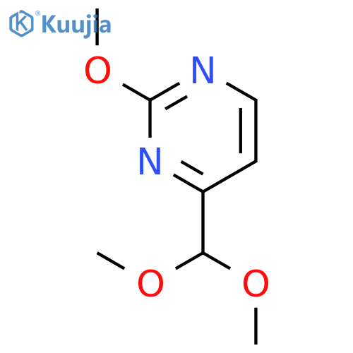 4-(Dimethoxymethyl)-2-methoxypyrimidine structure