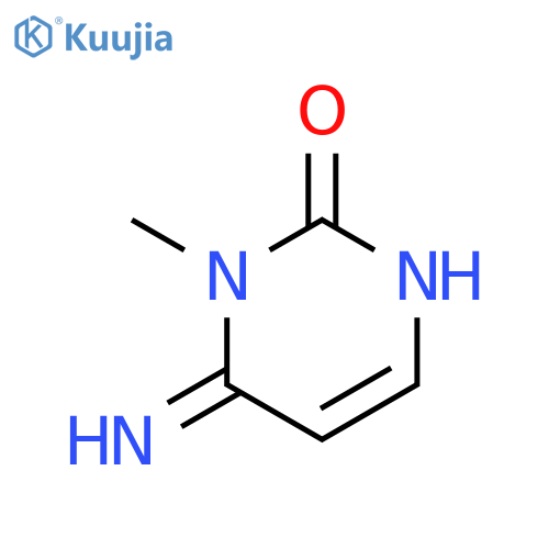 2(1H)-Pyrimidinone, 4-imino-3-methyl- structure