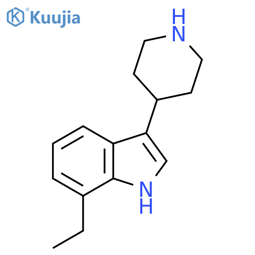 7-Ethyl-3-(piperidin-4-yl)-1H-indole structure
