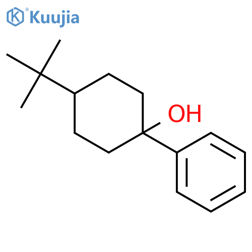 4-Tert-butyl-1-phenylcyclohexanol structure
