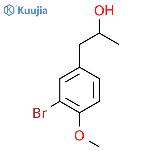 1-(3-bromo-4-methoxyphenyl)propan-2-ol structure