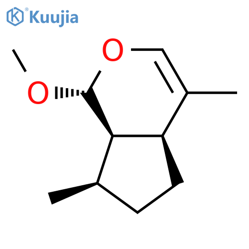 Cyclopenta[c]pyran, 1,4a,5,6,7,7a-hexahydro-1-methoxy-4,7-dimethyl-, (1R,4aS,7R,7aR)- structure