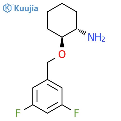 (1S,2S)-2-(3,5-Difluorobenzyloxy)cyclohexanamine structure