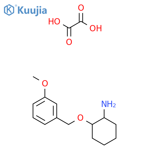 2-(3-Methoxy-benzyloxy)-cyclohexylamine oxalate structure