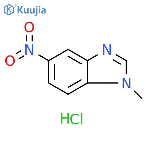 1-METHYL-5-NITRO-1H-BENZO[D]IMIDAZOLE HCL structure
