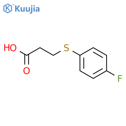 3-(4-Fluorophenylthio)propionic Acid structure