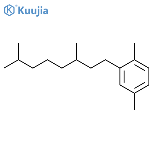 Benzene,2-(3,7-dimethyloctyl)-1,4-dimethyl- structure