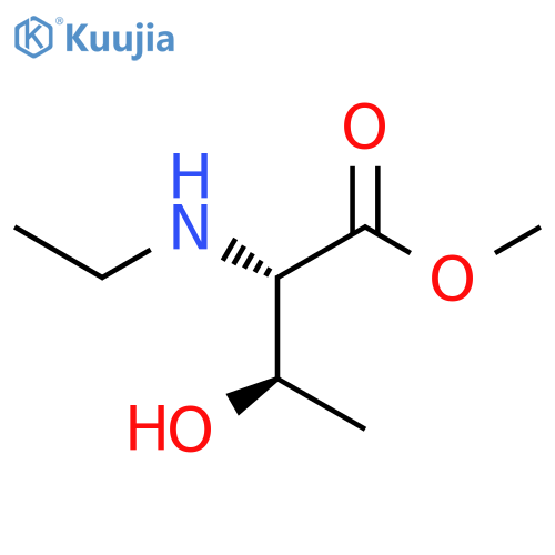 methyl (2S,3R)-2-(ethylamino)-3-hydroxybutanoate structure