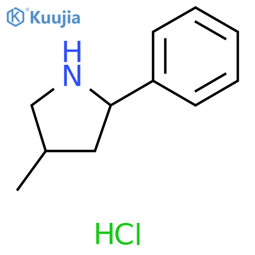 4-Methyl-2-phenylpyrrolidine hydrochloride structure