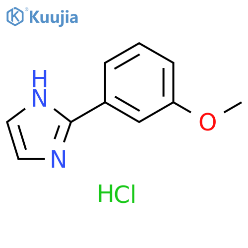 2-(3-methoxyphenyl)-1H-imidazole hydrochloride structure