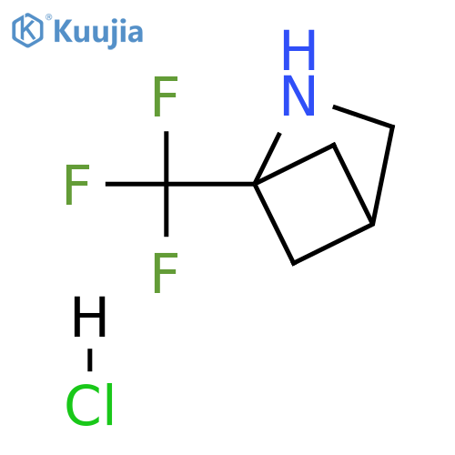 1-(trifluoromethyl)-2-azabicyclo[2.1.1]hexane hydrochloride structure