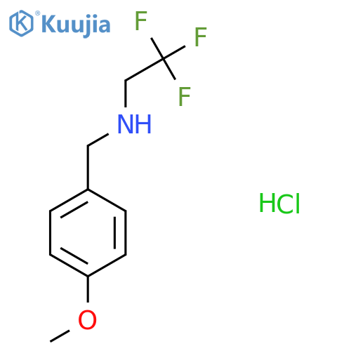 (4-methoxyphenyl)methyl(2,2,2-trifluoroethyl)amine hydrochloride structure