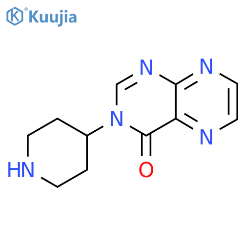 3-(Piperidin-4-yl)pteridin-4(3H)-one structure