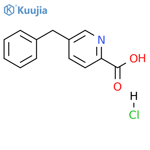 5-benzylpyridine-2-carboxylic acid hydrochloride structure