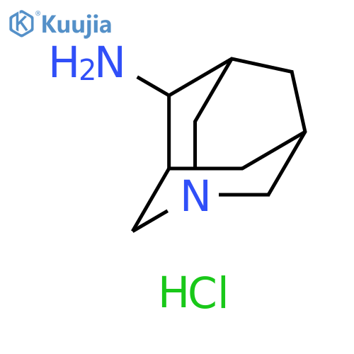 1-azatricyclo3.3.1.1,3,7decan-4-amine hydrochloride structure