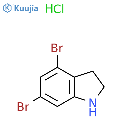 4,6-Dibromoindoline hydrochloride structure