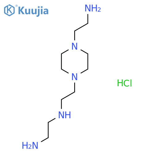 N1-(2-(4-(2-Aminoethyl)piperazin-1-yl)ethyl)ethane-1,2-diamine hydrochloride structure