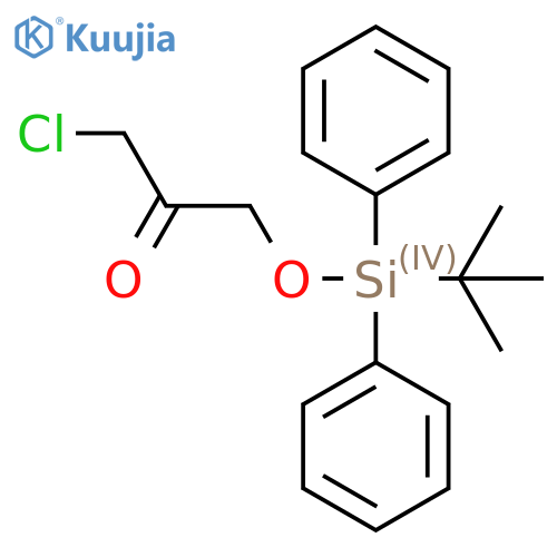 1-((Tert-Butyldiphenylsilyl)oxy)-3-chloropropan-2-one structure