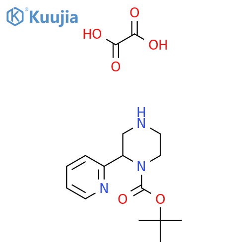Tert-Butyl 2-(pyridin-2-yl)piperazine-1-carboxylate oxalate structure