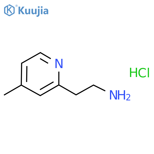 2-(4-Methylpyridin-2-yl)ethanamine hydrochloride structure