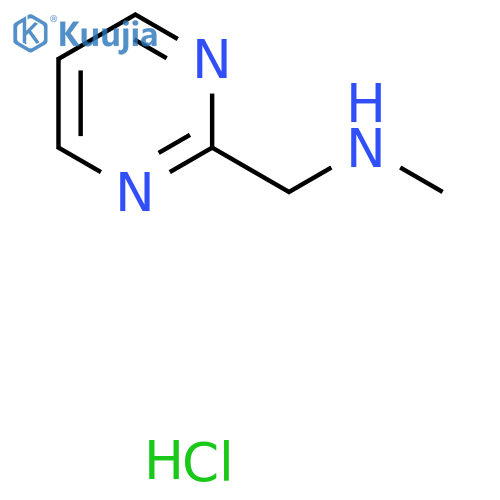 N-Methyl-1-(pyrimidin-2-yl)methanamine hydrochloride structure