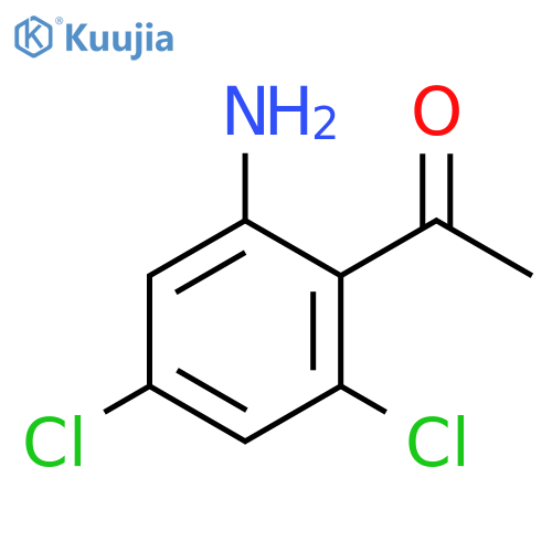 Ethanone, 1-(2-amino-4,6-dichlorophenyl)- structure