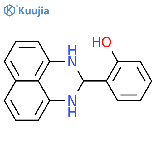 Phenol, 2-(2,3-dihydro-1H-perimidin-2-yl)- structure